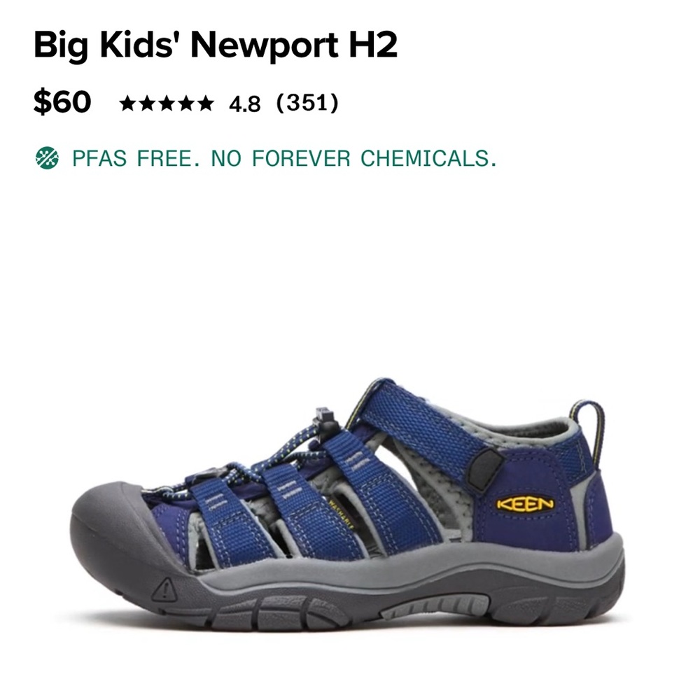 NWT Keens Newport H2